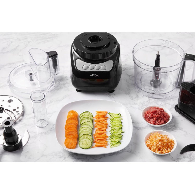 AICOOK Food Processor 12 Cup, Aicok Food Processor Blender, Multi